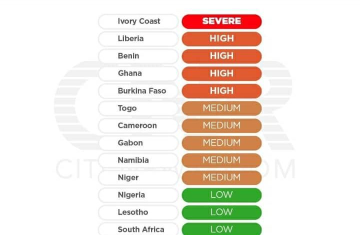 List Of Countries Affected By Internet Outage