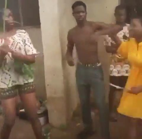 Ekiti University Student Caught On Camera Flogging, Bullying Colleague (Watch Video)