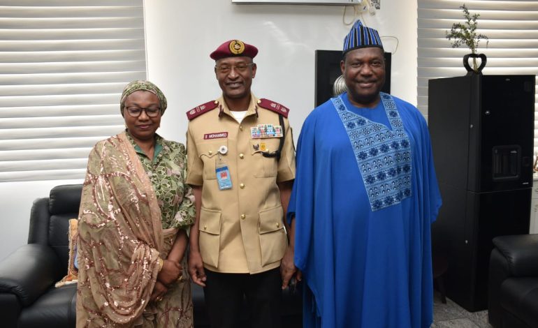 PHOTONEWS: SGF Decorates Newly Appointed FRSC Boss, Mohammed