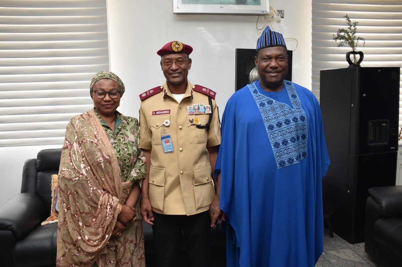 PHOTONEWS: SGF Decorates Newly Appointed FRSC Boss, Mohammed