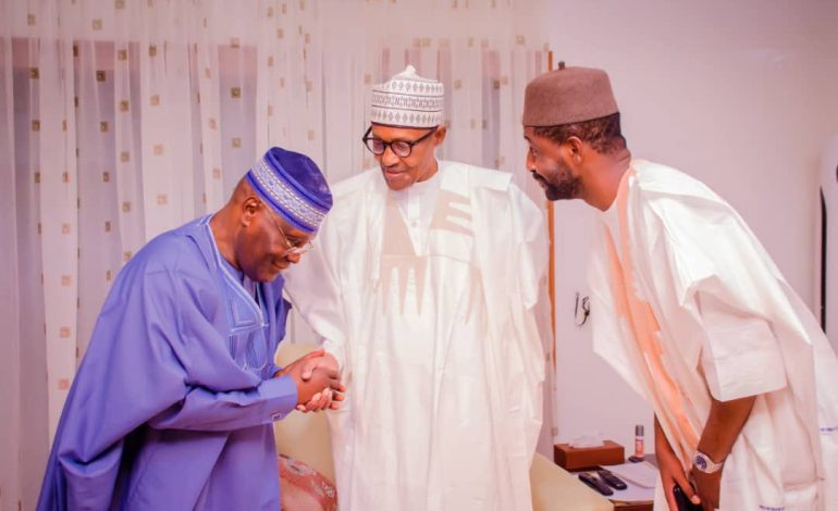 Political Speculations Erupt As Atiku, Tambuwal, Other PDP Leaders Visit Buhari In Daura