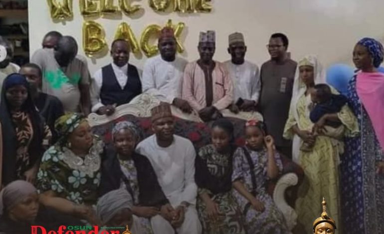 PHOTONEWS: Abba Kyari Reunites With Family After Release From Prison