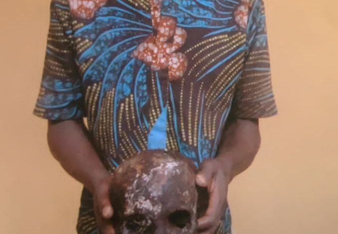 Ogun Police Arrest Suspected Ritualist With Human Head