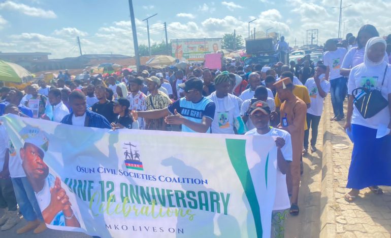 June 12: Osun Students Join Pro-Democracy Procession, Demand Good Governance