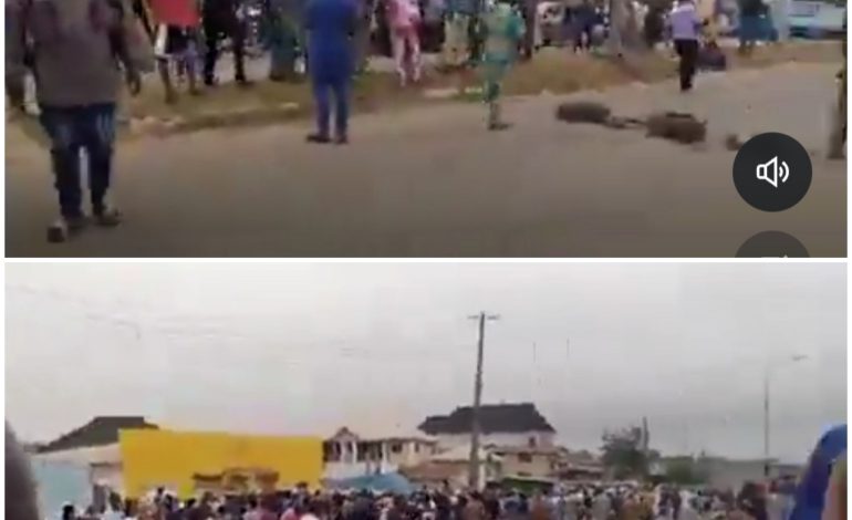 FLASH: Protest Rocks Osogbo Over Sim Blockage