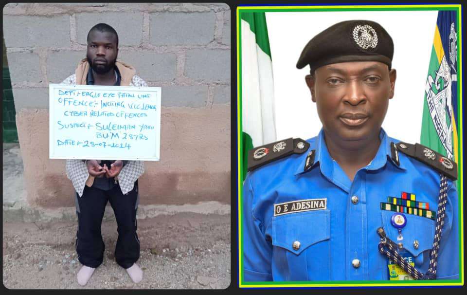 Protest: Plateau Police Arrest TikToker For Threatening To Unleash Violence