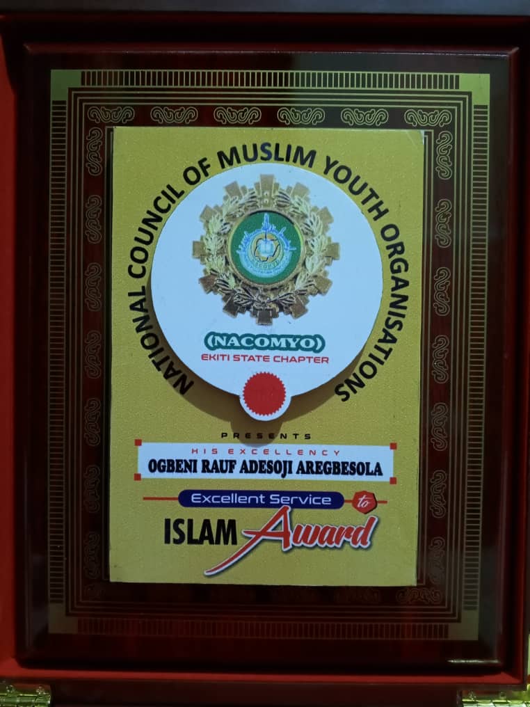 Aregbesola Bags NACOMYO Award For Excellenct Service To Islam