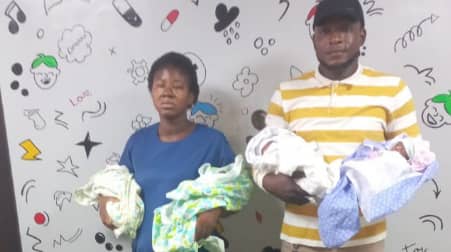 “Lamentation To Celebration”, Nigerians Donates Over N10m To Parents of Quadruplets