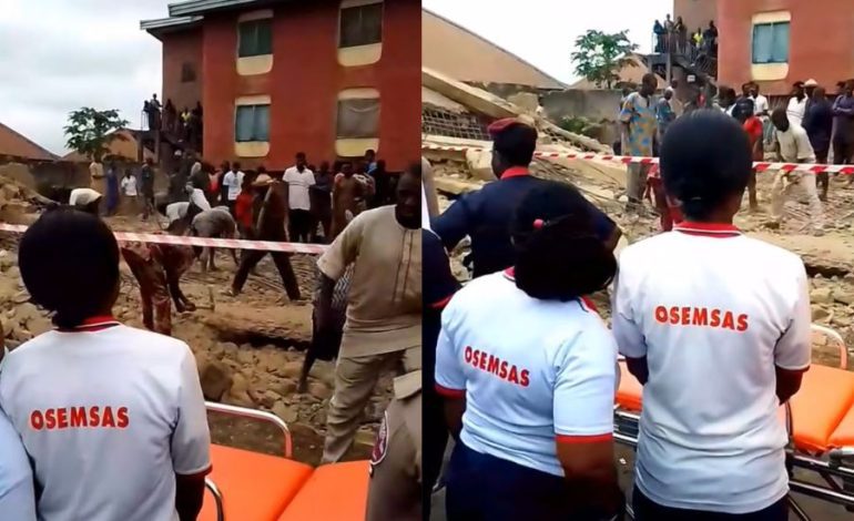 Three Trapped As Building Collapses In Osun