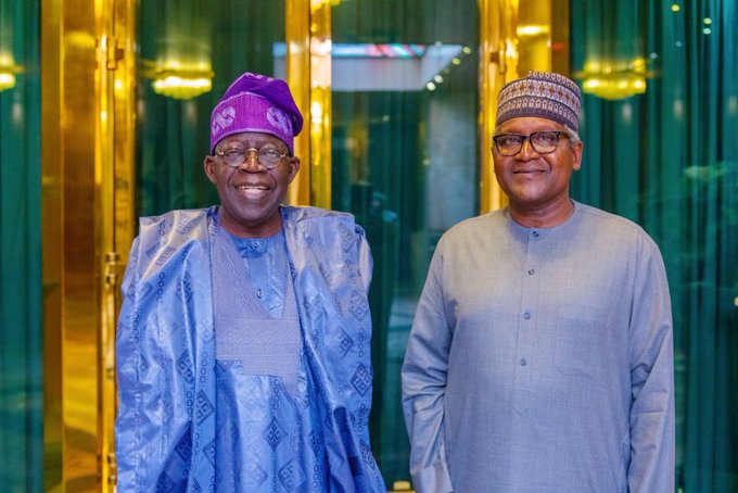 Tinubu Orders NNPC To Sell Crude To Dangote Refinery In Naira