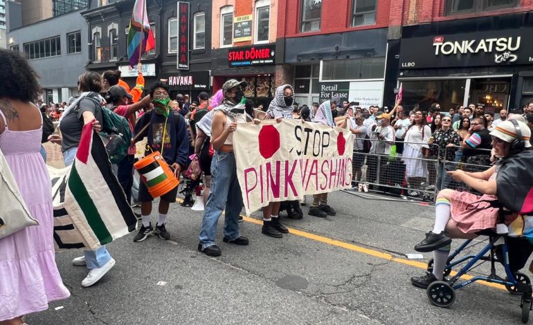 Pride Parade Cancelled As LGBTQ2+ Group Protest For Palestine In Toronto