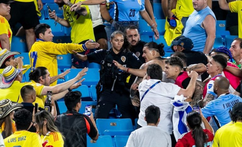 Copa America: Nunez, Uruguay Players Fight Colombian Fans After Loss