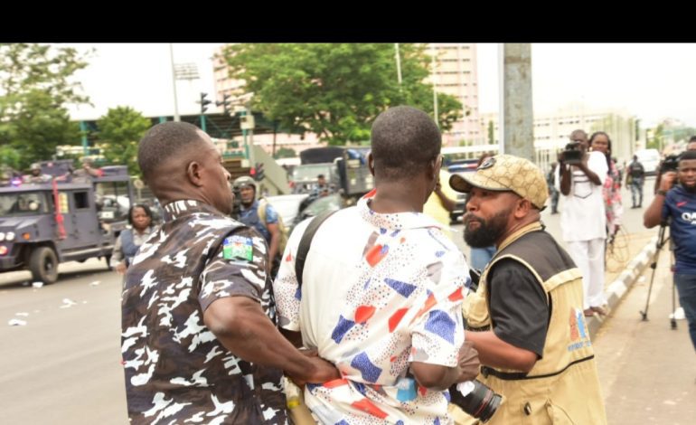 #EndBadGovernance: Police Arrest Journalist For Covering Protest In Abuja