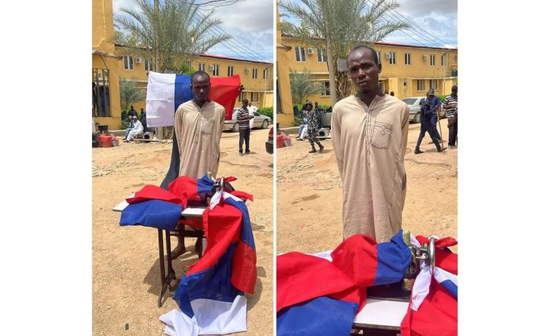 DSS Arrest Kano Tailors Making Russian Flags For #EndBadGovernance Protest