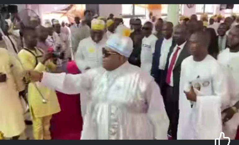 Adeleke Dazzles In Soutane As Brother Donates N1bn To Church