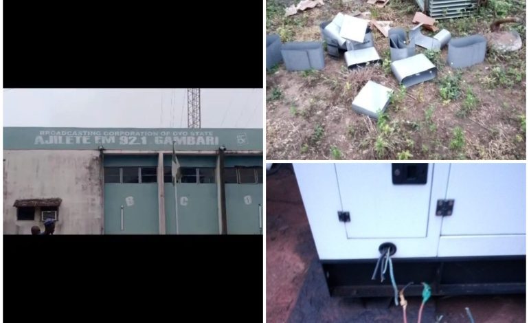 Armed Robbers Attack Oyo Radio Station