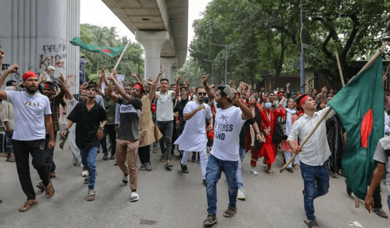 Army Takes Over Bangladesh After Protesters Seize Government House