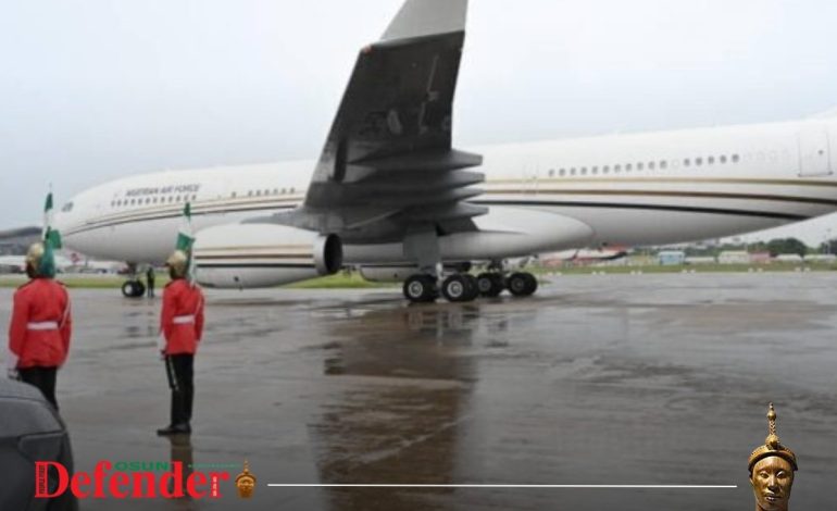 Presidency Unveils New Presidential Jet, Silent On Cost