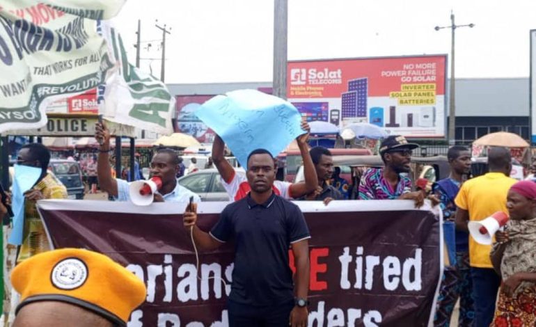 Ibadan Protesters Hold One-Million-Man March