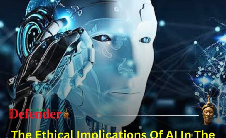 Ethical Implications Of AI In The Online World