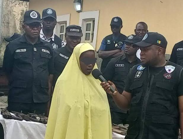 Woman Arrested For Hiding AK47 Inside Garri