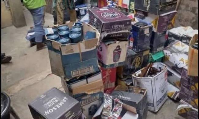 NAFDAC Raids Illegal Alcohol Factory