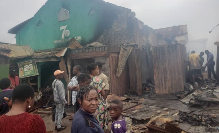 Fire Razes Shops In Osun, Destroys Properties