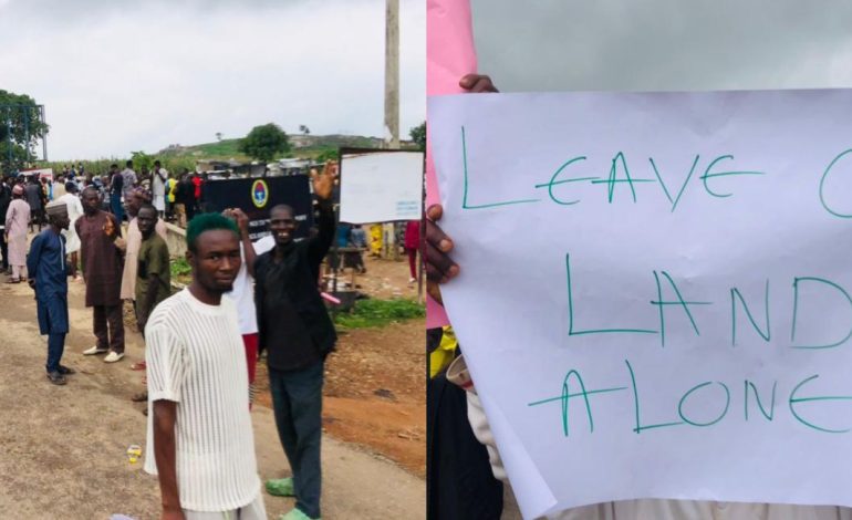 Protest As Navy Takes Over Land In Abuja