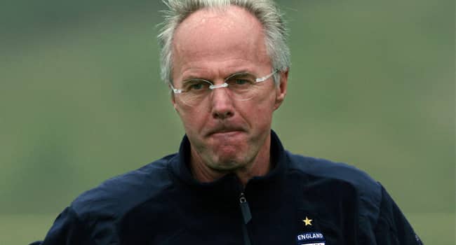 Ex-England Manager, Eriksson Is Dead