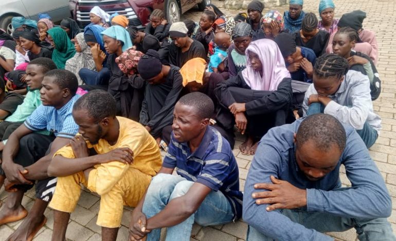 Police Parade Arrested Shiite Members After Abuja Clash (Photos)