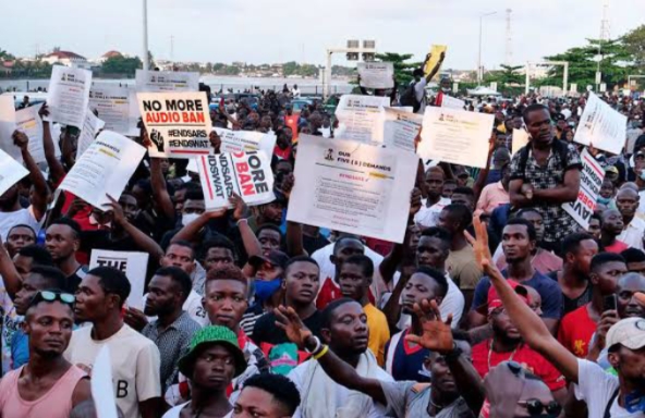 Day 2: Protest Breaks Out Again In Kano, Jigawa As Protesters Defy Curfew Order