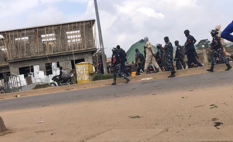 #EndBadGovernance: Security Operatives Arrest Protesters In Abuja