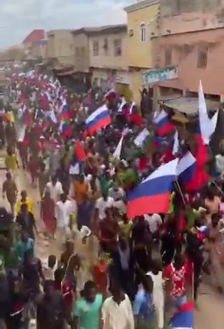 #EndBadGovernance: Despite Tinubu’s Plea, Kano Residents Protest With Russian Flag (Video)