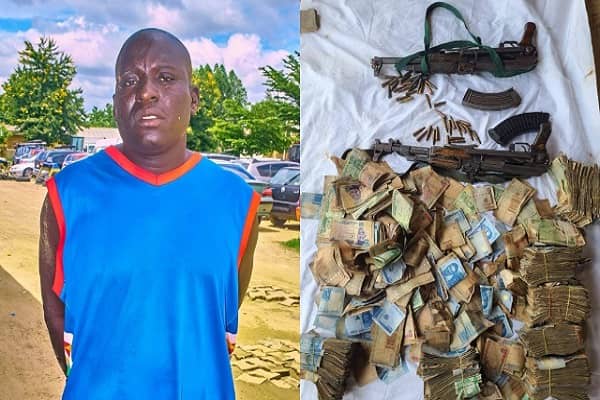 Police Arrest Notorious Armed Robber With Two AK47 Rifles, N4.9m