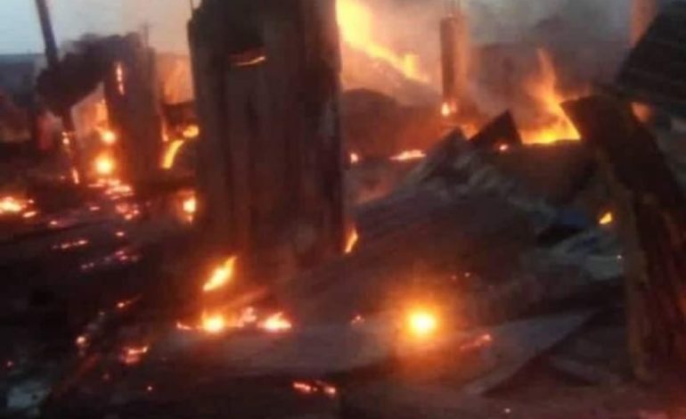 Fire Razes Lagos Govt Staff Quarters