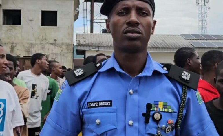 Video: Delta Police Parade 123 Suspects Arrested In ‘Yahoo School’