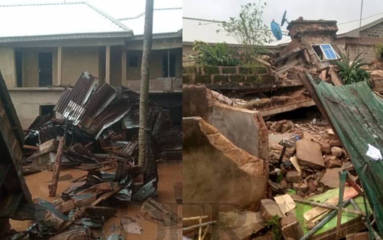 Uniben Students Trapped As 3-Storey Building Collapses In Edo