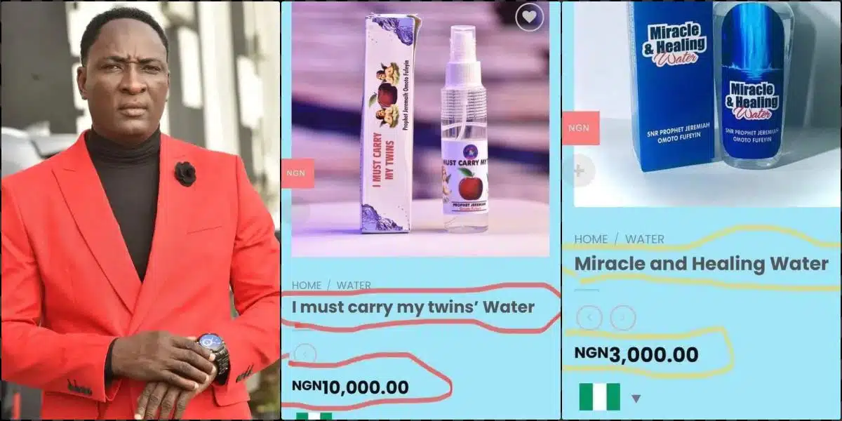 Fufeyin Counters Self, Says Church Not Selling Miracle Water, Soap