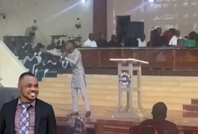 Drama As Guest Minister Chased From Altar After Calling For Seed-Sowing (Video)