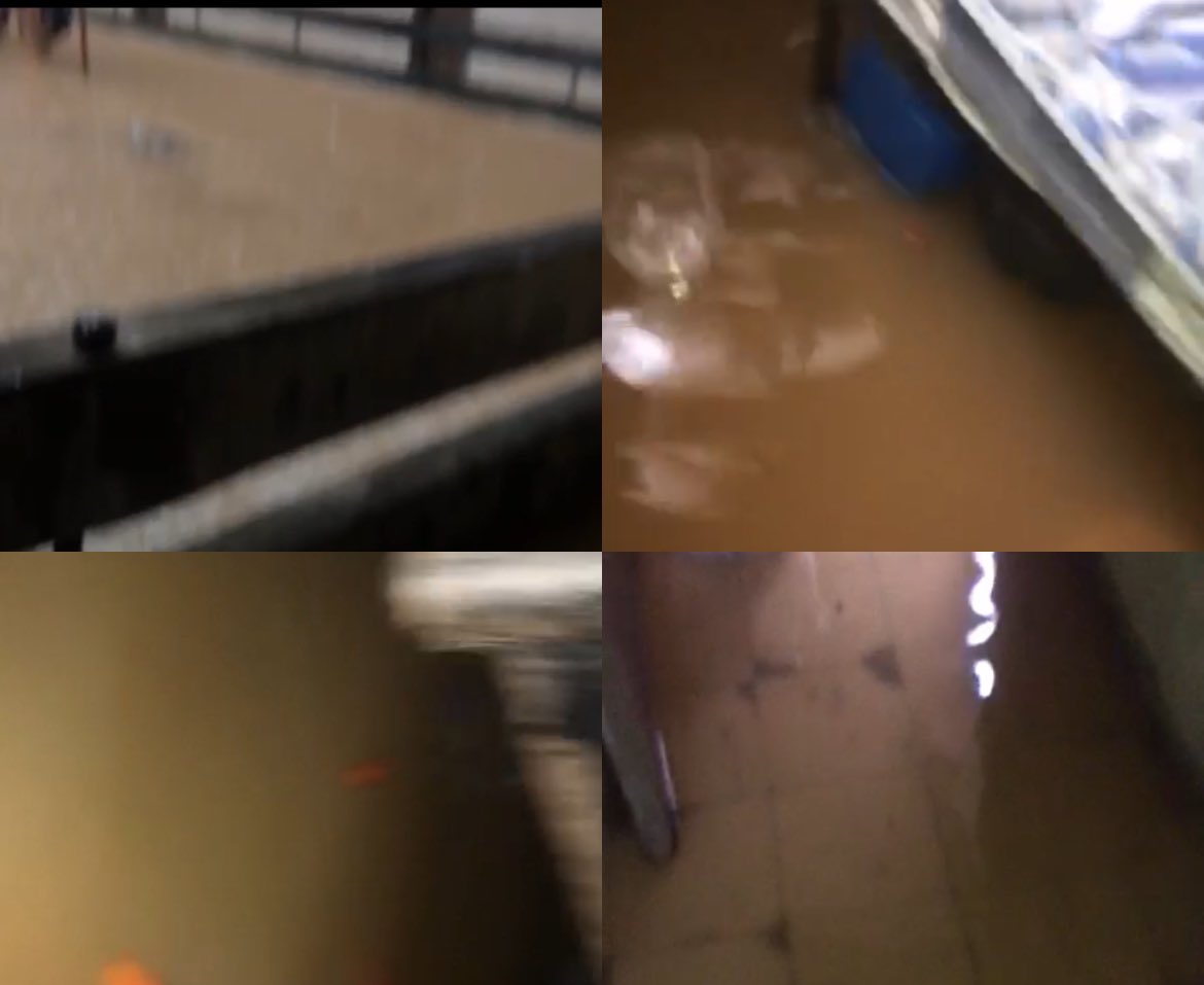 Video: Flood Submerges University Of Ibadan’s Hostel