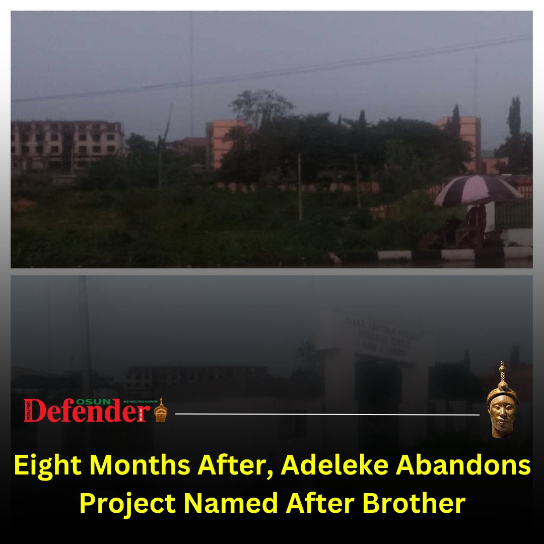 Eight Months After, Adeleke Abandons Project Named After Brother