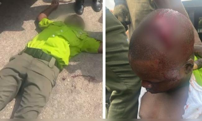 Pandemonium As SOldiers Brutalise Environmental Officers