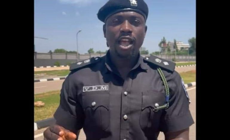 Verydarkman Apologises To Police For Wearing Uniform