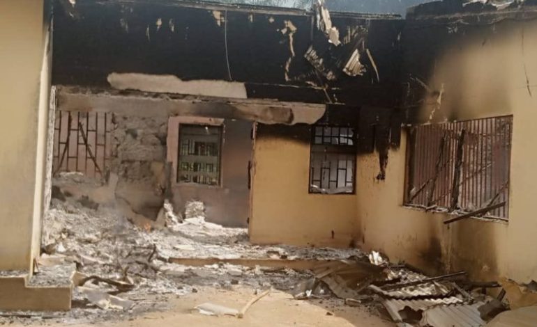 Hoodlums Set A’Ibom Electoral Commission Office On Fire