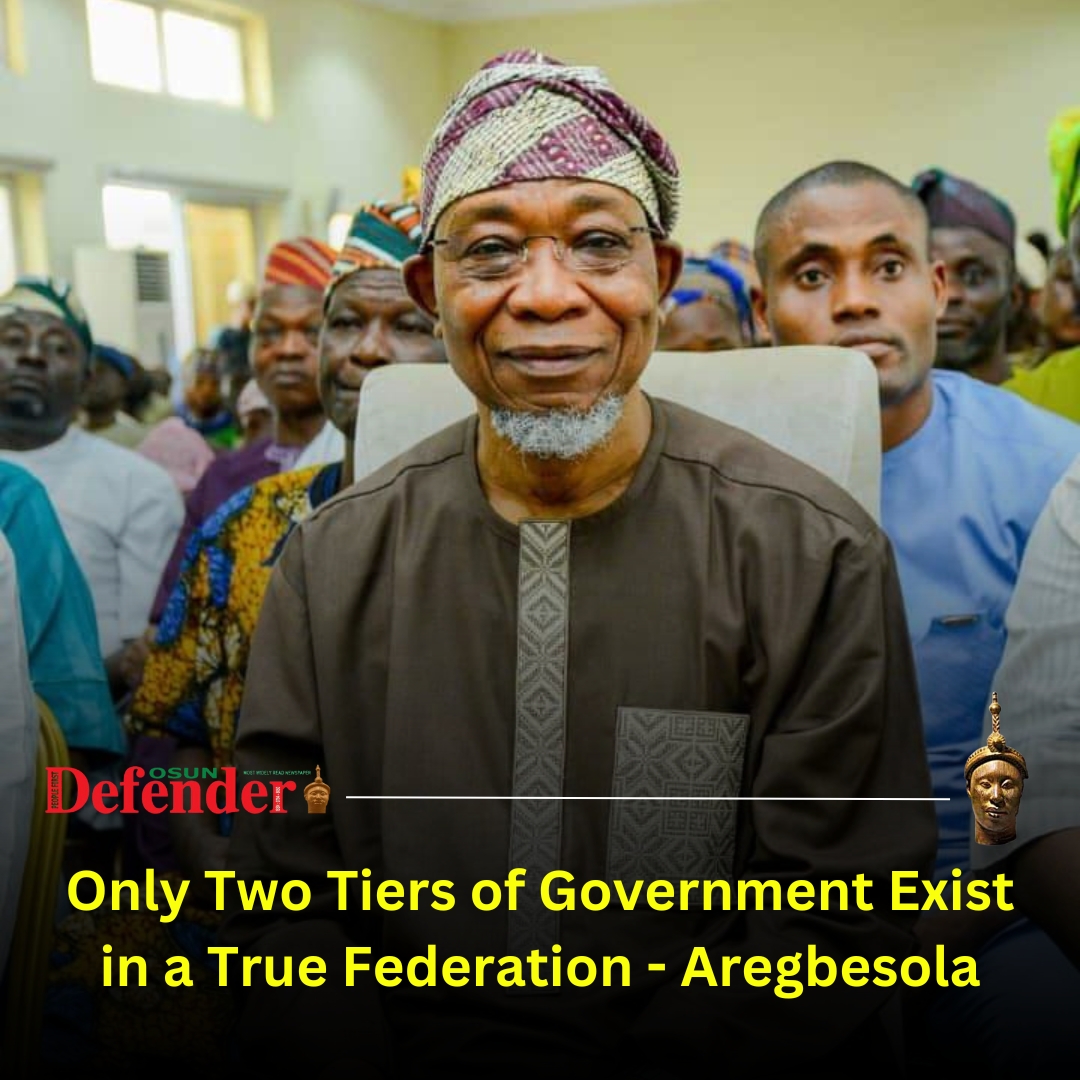 Only Two Tiers Of Govt Exist In A True Federation – Aregbesola