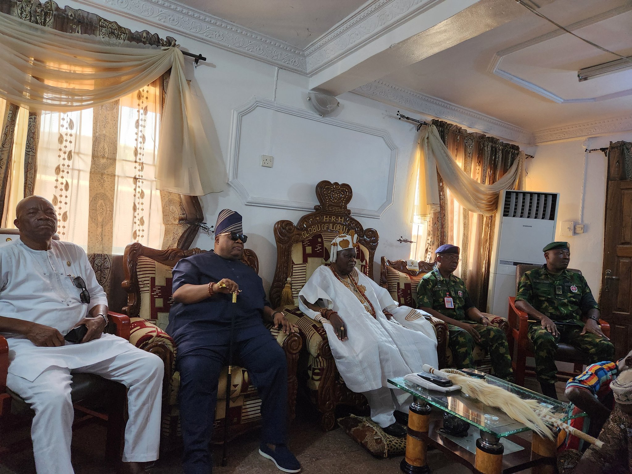 Lagbaja: Adeleke, Military Chiefs Visit Ilobu