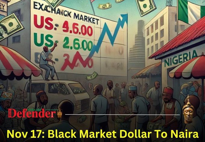 Nov 17: Dollar To Naira Rate (Black Market)