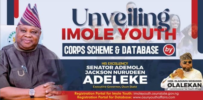 Osun Govt Opens Portal For Imole Youth Corps Registration