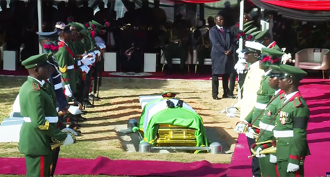 Late COAS Lagbaja Buried Amidst Tears, Tributes