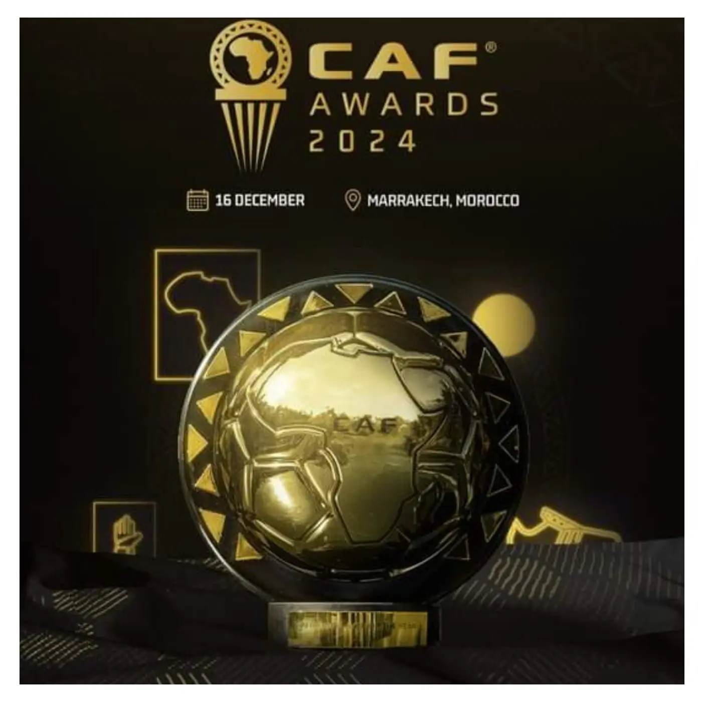 CAF Names Top Five For Player Of The Year Award